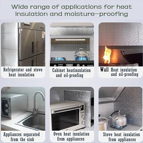 Panneau thermique pour cuisinières isolant et protégeant le réfrigérateur - 8