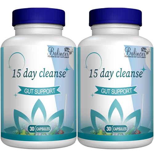 15 Day Cleanse, Gut and Colon Support, Advanced 15 Day Gut Cleans...