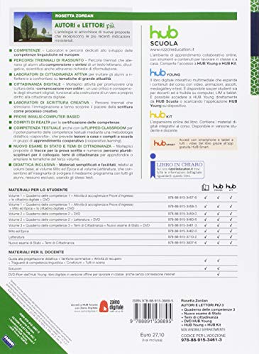 Autori E Lettori Più. Con Quaderno, Nuovo Esame Di Stato, Temi Di Cittadinanza E Hub Young. Per La Scuola Media. Con Ebook. Con Espansione Online. Con DVD-ROM (Vol. 3) - 2
