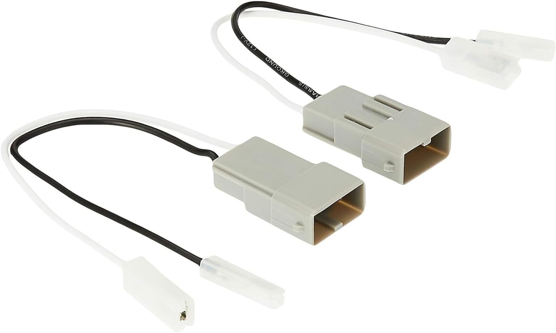 Scosche SHHA02B Car Speaker Wire Harness Adapter - Compatible with Select 1982-11 Acura and Honda Vehicles - Wiring Kit for Aftermarket Speakers - Sold in Pairs - See Fit Guide Image for Vehicle List