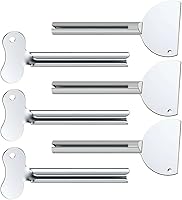 Vista 1 de Exprimidor de pasta de dientes, exprimidor de tubo de metal en acero inoxidable, rodillo de pasta de dientes, escurridor de tubo para pintura