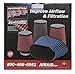 Airaid 721-472 Universal Clamp-On Air Filter: Oval Tapered; 6 Inch (152 mm) Flange ID; 9 Inch (229 mm) Height; 10.75 x 7.75 Inch (273 mm x 197 mm) Base; 7.25 x 4.25 Inch (184 mm x108 mm) Top