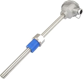 Aexit -200-450C PT100 Sensors 150mmx15.5mm Rod Temperature Transmitter Sensor Temperature Sensors Thermocouple