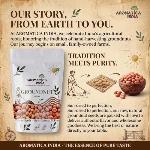 Image of Aromatica India Raw Peanuts 15Kg Singdana Ground Nut