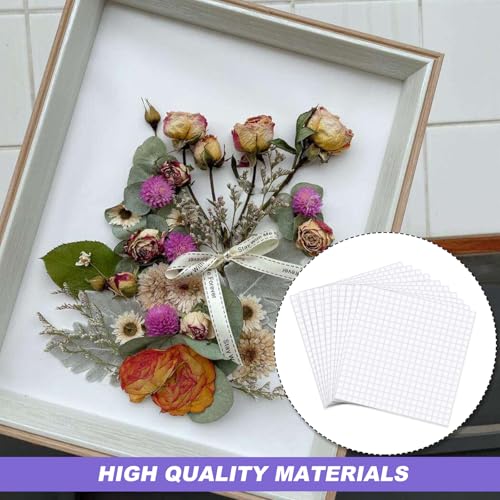 HONQX 3D Klebepads Klebepunkte Doppelseitig 4000 Stück 3D Doppelseitige Klebepads Klebepunkte Weiß 5mm Beidseitige Klebekissen zum Basteln