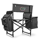 ONIVA - a Picnic Time brand Florida Gators - Fusion Backpack Chair with Cooler, (Dark Gray with Black Accents)