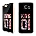 Produktbild Handyhülle 'King & Queen - Blumen' für Samsung | Silikon, Handy:Samsung Galaxy S7 Edge, Hüllendesign:Design 1 | Silikon Klar
