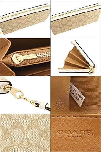 Amazon | [コーチ] 財布(長財布) FC4452 C4452 カーキ×サドル2