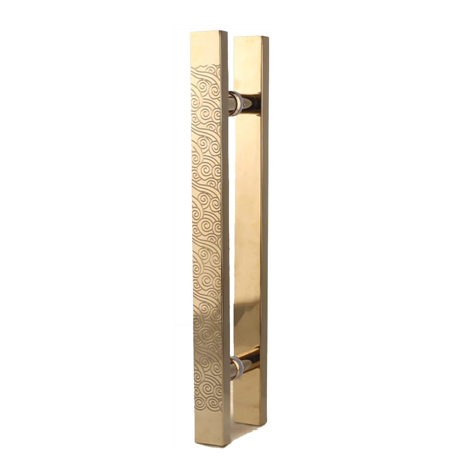 Polgdw C Sliding Barn Door Handles Pulls Modern Stainless Steel Door Handle For Glass Door Wooden Door Sliding Door Handle, With Pattern