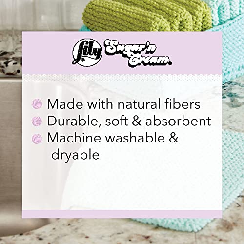 Image of Lily Sugar'N Cream Cones Holly Jolly Yarn - 1 Pack of 400g /14oz - Cotton - 4 Medium - Knitting /Crochet
