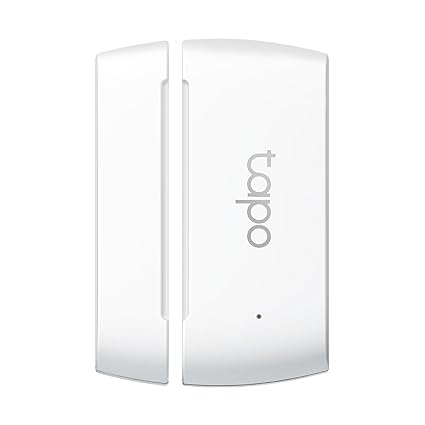 Tapo Tp-Link T110 Smart Door/Window Contact Sensor,Real-Time Monitor,Instant Push Notification,Battery Included,Easy Installation,Work with Alexa, Hub Required Sold Separately