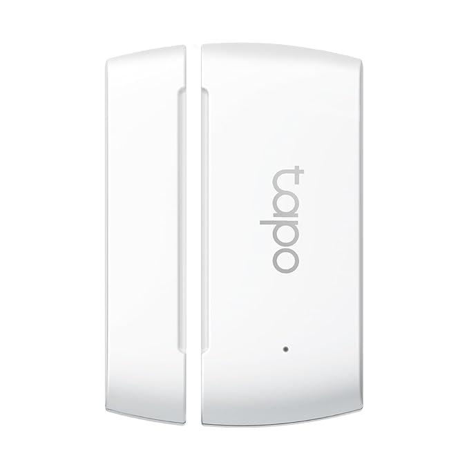 Tapo T110 Smart Door/Window Contact Sensor,Real-Time Monitor,Instant Push Notification,Battery Included,Easy Installation,Work with Alexa, Hub Required Sold Separately