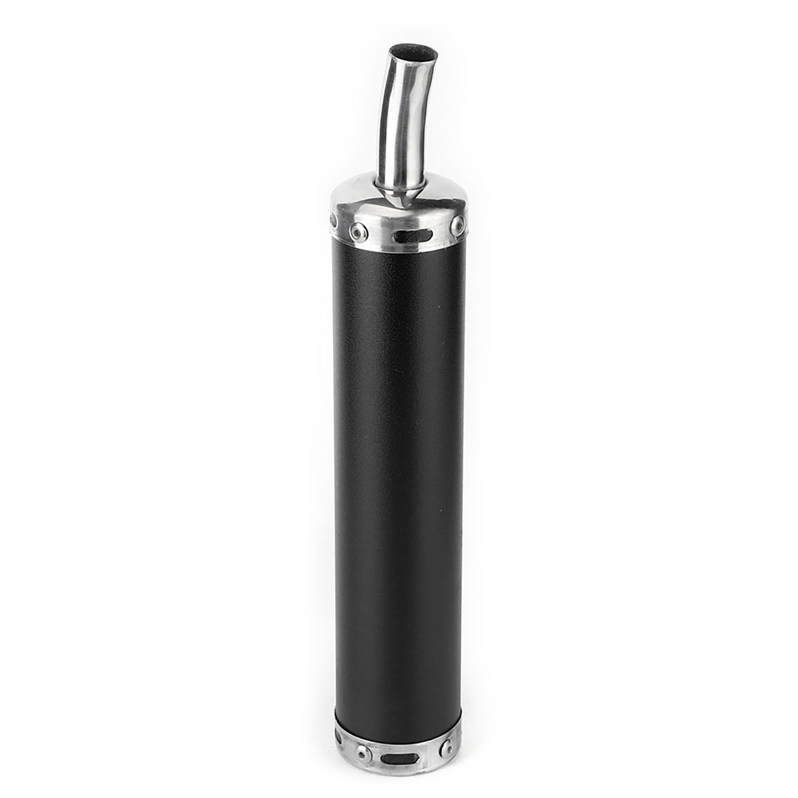 lyrlody Tłumik Wydechu ze Stali Nierdzewnej 20 Mm/0,8 Cale 2-suwowy (BLACK)