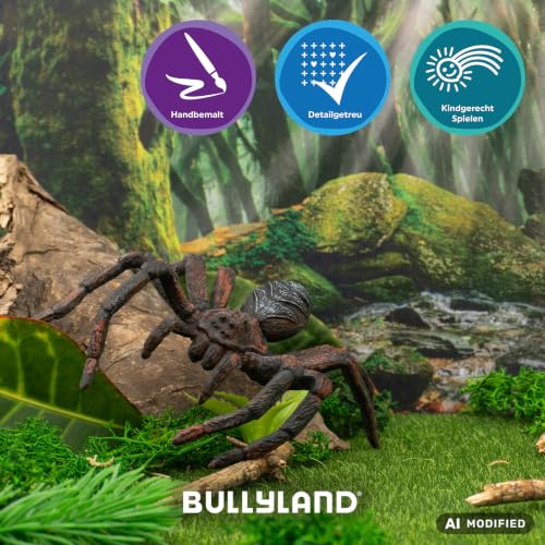 Bullyland Wolfsspinne Spielzeug Figur, 13 cm, ab 3 Jahren 68430