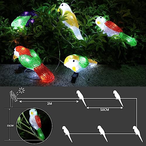 Joomer Solar Lichterkette Außen, 5 Stück à 4 Meter für flexible Gartenbeleuchtung