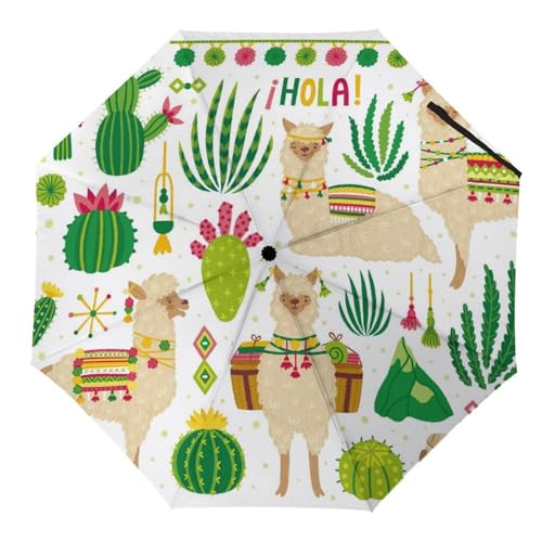 Parapluie pliant légumes contre la pluie avec système automatique compact