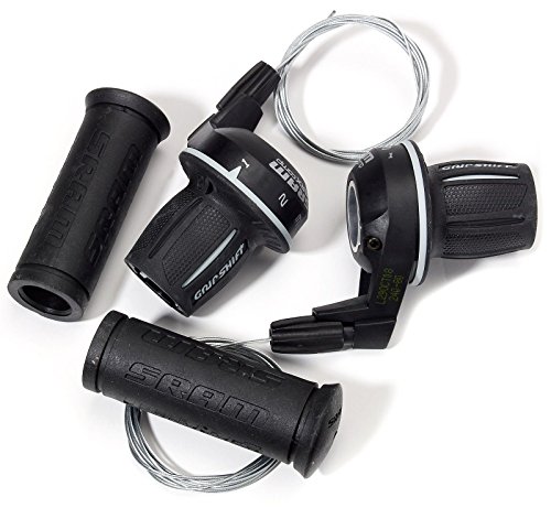 SRAM MRX COMP 3 x 7 21-SPEED BIKE TWIST SHIFTER SET w/ GRIPS