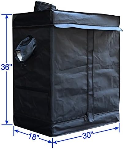 Xmas Gift!Big Sales! Reflective Mylar 30" X 18" X 36" Hydroponics Grow Tent Hydro Box Hut Cabinet