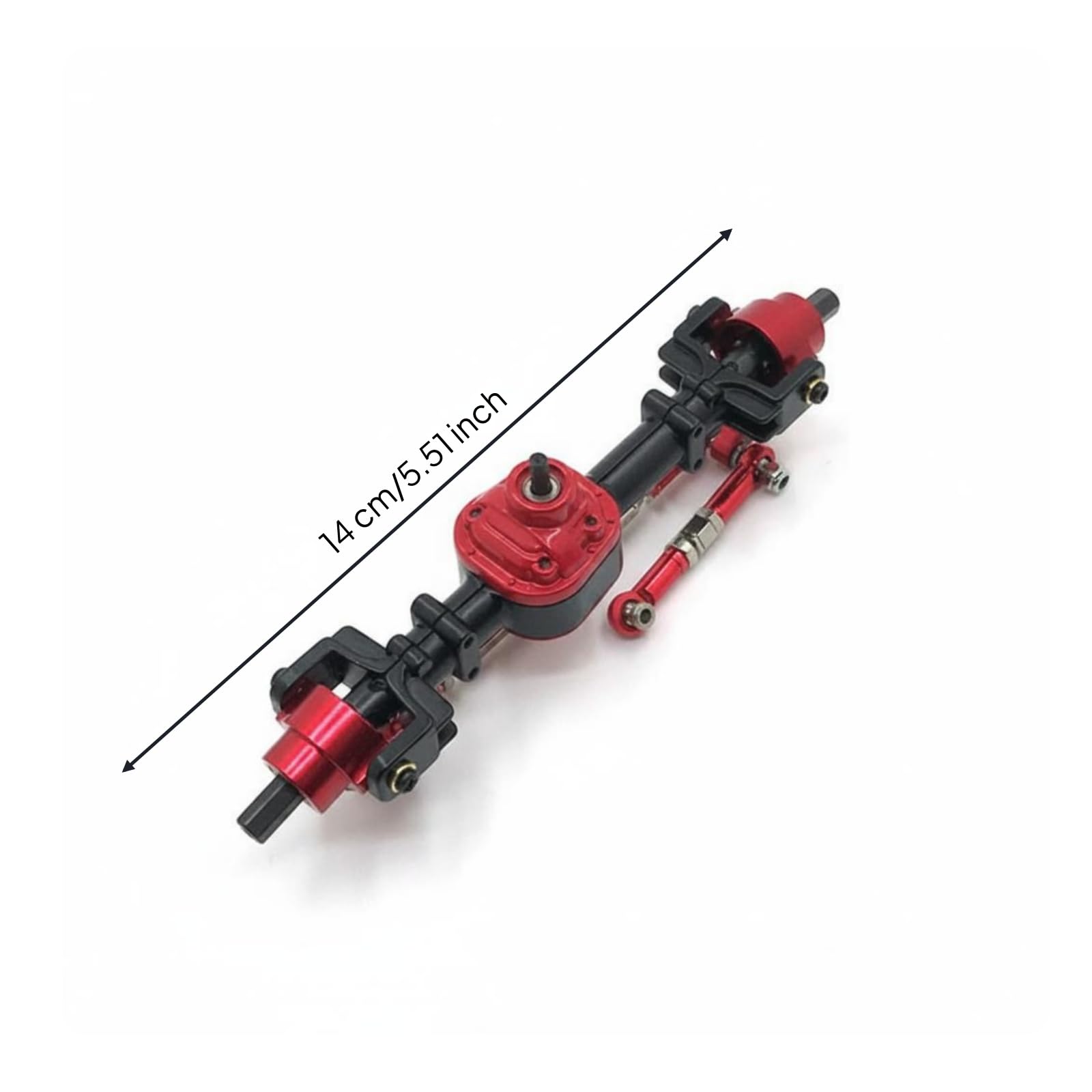 Front- und Heckachse Stabil Metall-Achsen-Set hohe Festigkeit Vorder- und Hinterachsensatz für Tuning, Reparatur, Color to 4, Vorderachse