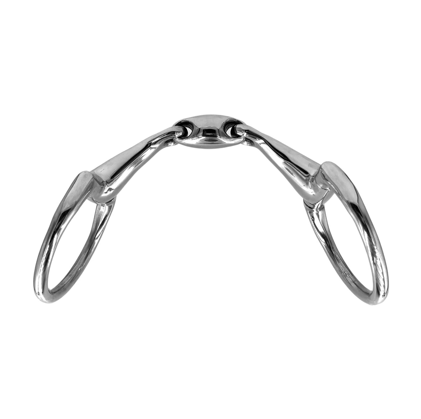 Equine Smile ES0113 Olive Head Bit Double Broken Stainless Steel Ring Diameter 70 mm Bit Thickness 20 mm (14.5 cm) - Image 4