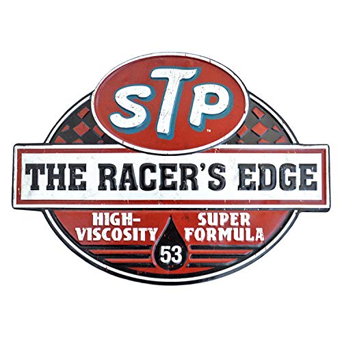 STP THE RACER'S EDGE 看板 Amazon.co.jp: STP THE RACER'S EDGE Gulf Racers Edge Die Cut Metal