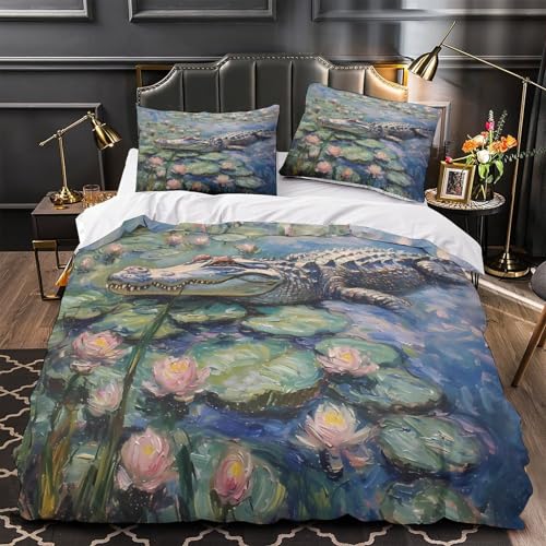 Housse de couette avion 3D microfibre 220x240cm avec taies - 2