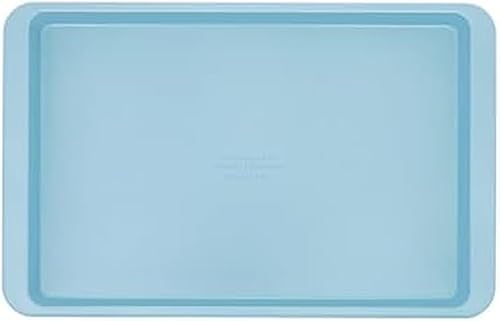 Miniatura 70 de KitchenAid Bandeja para hornear de acero aluminizado premium, antiadherente, 10x15 pulgadas, contorno plateado