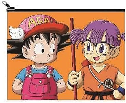 Amazon ドラゴンボール Dr スランプアラレちゃん アラレ 悟空 フラットポーチ 約h15 5cm X W 5cm Tedd815 アニメ 萌えグッズ 通販
