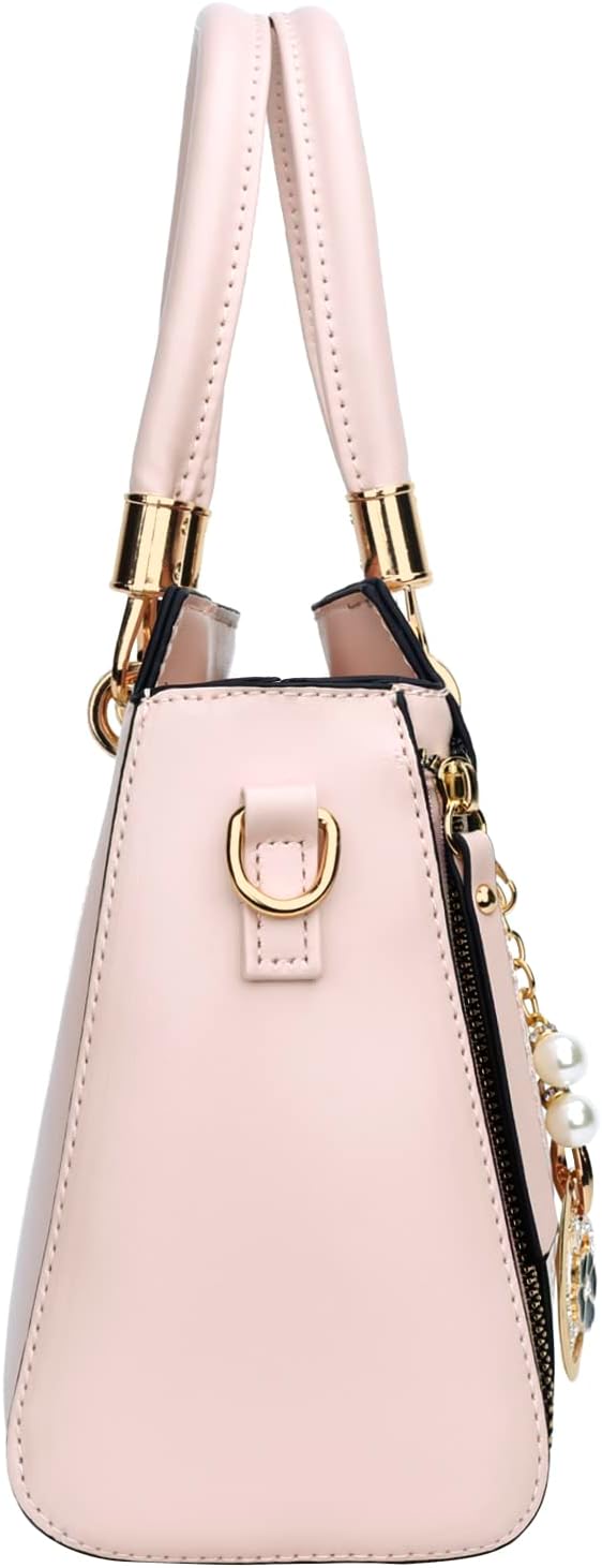 KKXIU Stylish Women Satchel Purses and Handbags Vegan Leather Top Handle Shoulder Crossbody Bag - Image 4