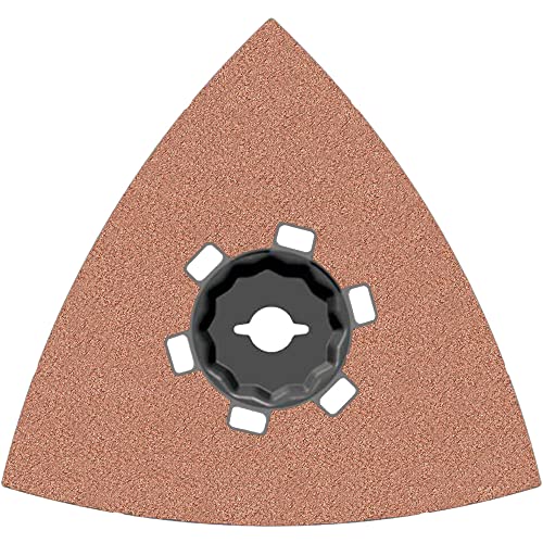 Bosch Professional Schleifplatte MAVZ 116 RT2 Carbide-RIFF (Starlock, Körnung 100, Ø 116 mm, Zubehör Multifunktionswerkzeug)