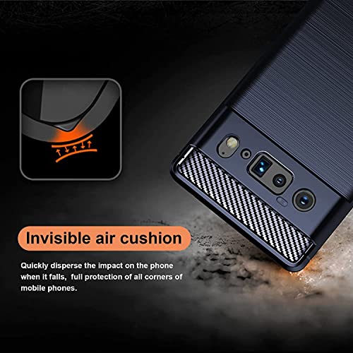 Coque Pixel 6 Pro premium fine TPU souple bleu ajustement sur mesure - 3