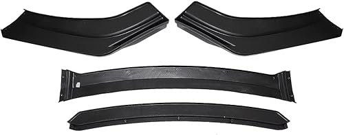 Miniatura 8 de ZXMOTO - Juego de alerón para parachoques delantero universal, 4 piezas, divisor para la barbilla para la mayoría de los coches, compatible con