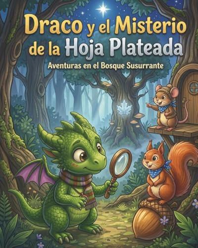 Draco y el Misterio de la Hoja Plateada: Un cuento infantil sobre la amistad, el trabajo en equipo y la magia de la naturaleza (Edades 4-8 años)