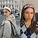 AUDTOPE 6Pcs Headbands for Women Knotted Headband for Women Non Slip Womens Headbands Fashion Cute Hair Bands for Women's Hair Wide Headbands Non Slip Hair Accessories for Women