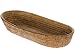 KOUBOO La Jolla Rattan Bread Basket, Honey Brown, Large