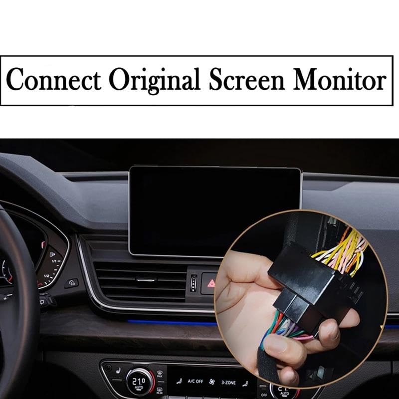 Boîtier décodeur de caméra de recul Audi A1 2010-2019 interface affichage écran kit 8X - 4