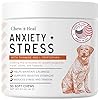 Calming chews for dogs 30 anxiety relief treats for fireworks thunder and storms natural dog calming treats for large and small breeds with thiamine l tryptophan ginger and melatonin  urban country home decor