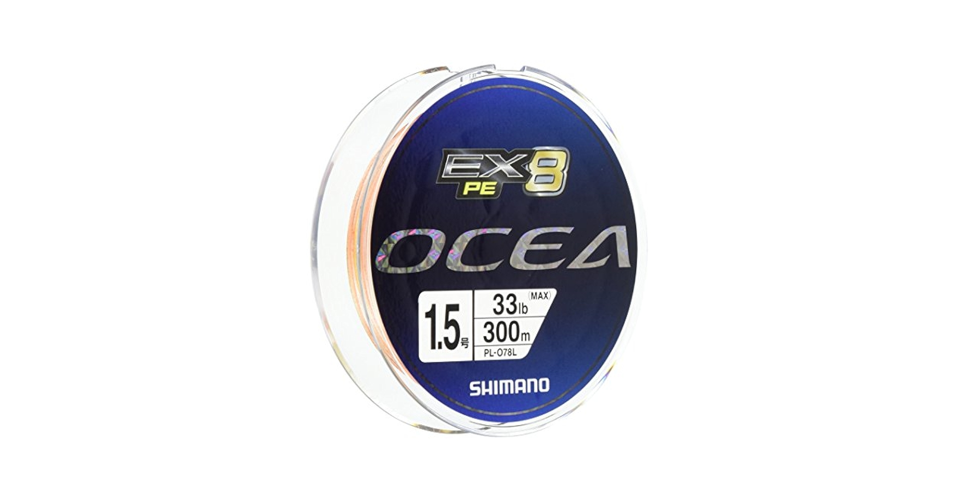 EX8 PE200m 5色 1.5号  ocea Amazon.com : Shimano Ocea Ex8 PL-O78L Pe 300m Reel Line