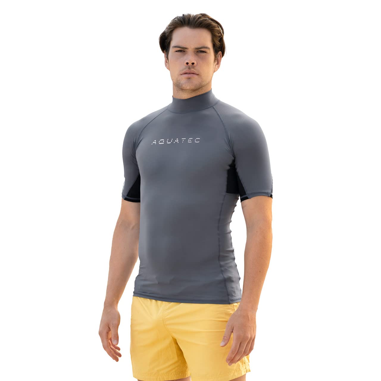 Rashguard Homme AQUATEC Manches Longues Ou Courtes - Protection UV 50+ - Séchage Rapide