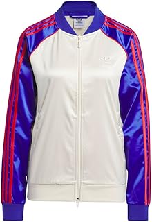 adidas Womens SST TRACKTOP Wonder White/Lucid Blue XS