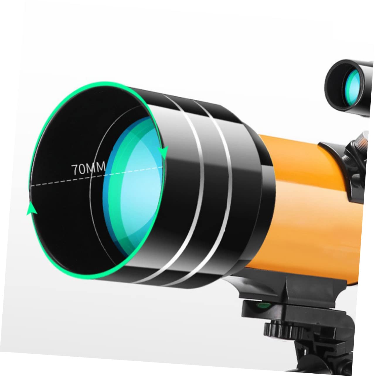NUOBESTY 1 Pezzo Telescopio Astronomico con Treppiede Regolabile Visibilità Notturna per Osservazioni Spaziali e Pianeti Accessori