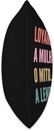 Miniatura 2 de Funny Portuguese First Name Design - Loyane Throw Pillow