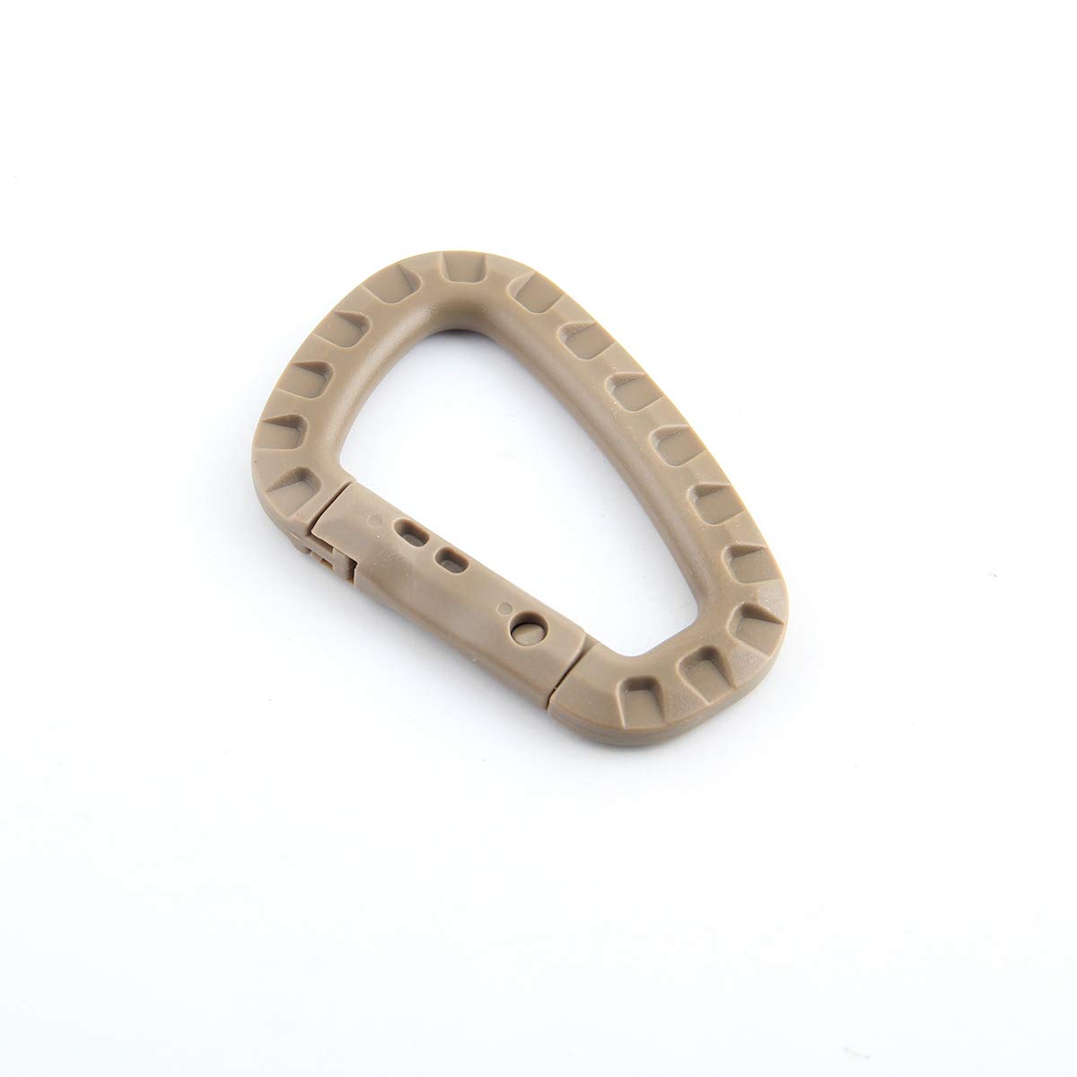 Hamans2pcs Molle System D Buckle ITW Medium Tactical Outdoor Carabiner Hook Backpack Military Outdoor Bag Hiking Climbing Accessories