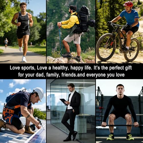 Image of Gonii Mens Athletic Ankle Socks 5-Pairs | Running,Hiking,Sports,Workout,Gym,Golf,Blister Defense,Cushioned,Arch Support,Compression,Comfortable,Quarter