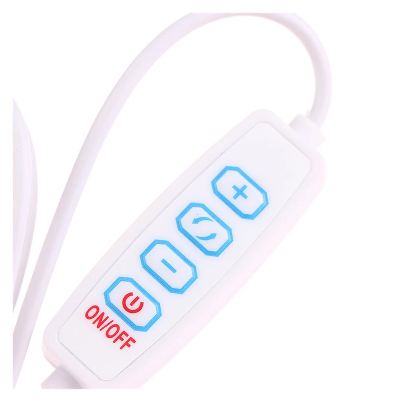 Controlador LED 5V tritono cable atenuador de luz de 2 canales blanco de 0.5m