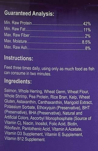 Miniatura 3 de Omega One Pellets de cíclidos de hundimiento de súper color, pequeños, 15 lb x1