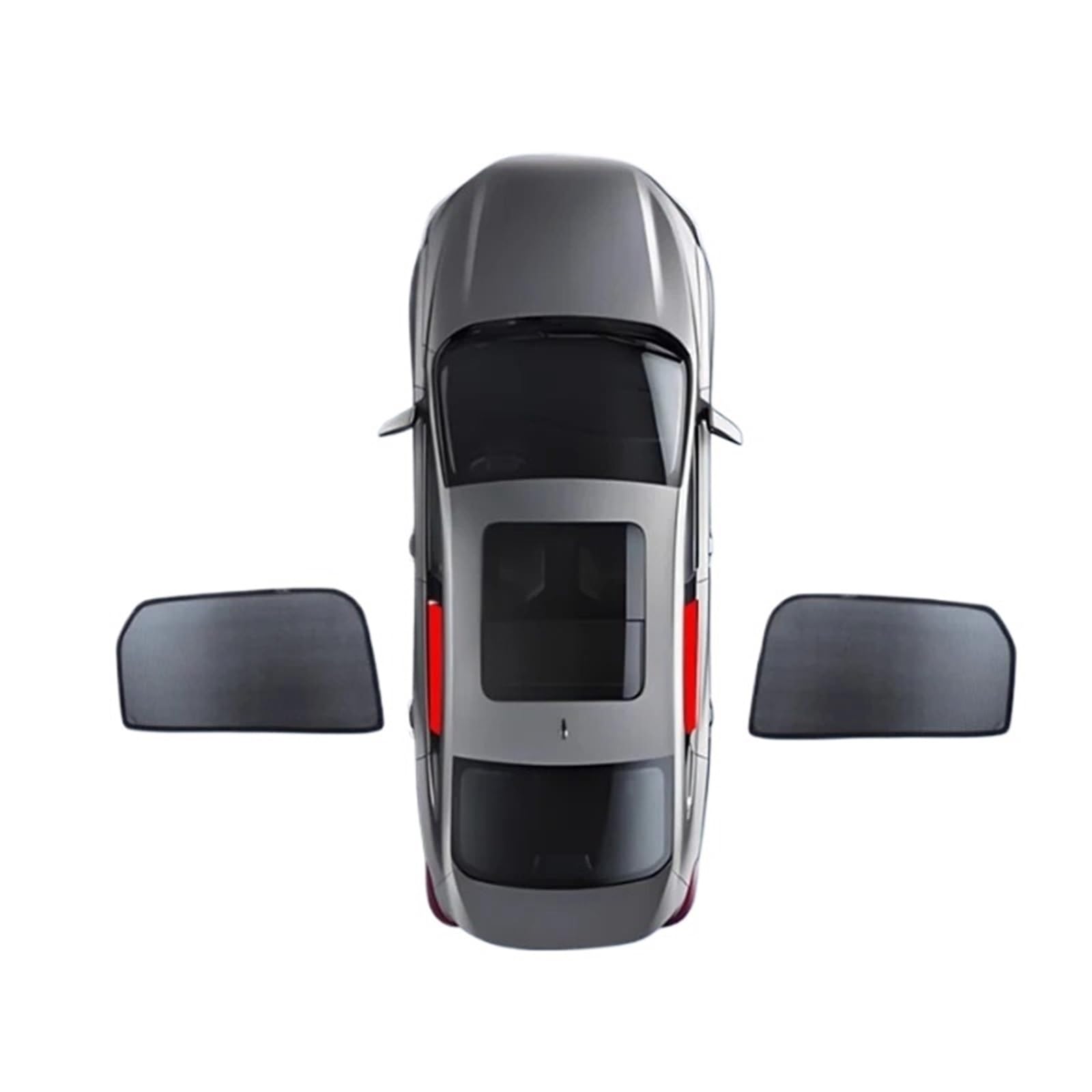Parasole de Auto per Toyota per Corolla E140 E150 | Parasole Isolamento termico magnetico Tende a rete Visiera(2 piece Rear)