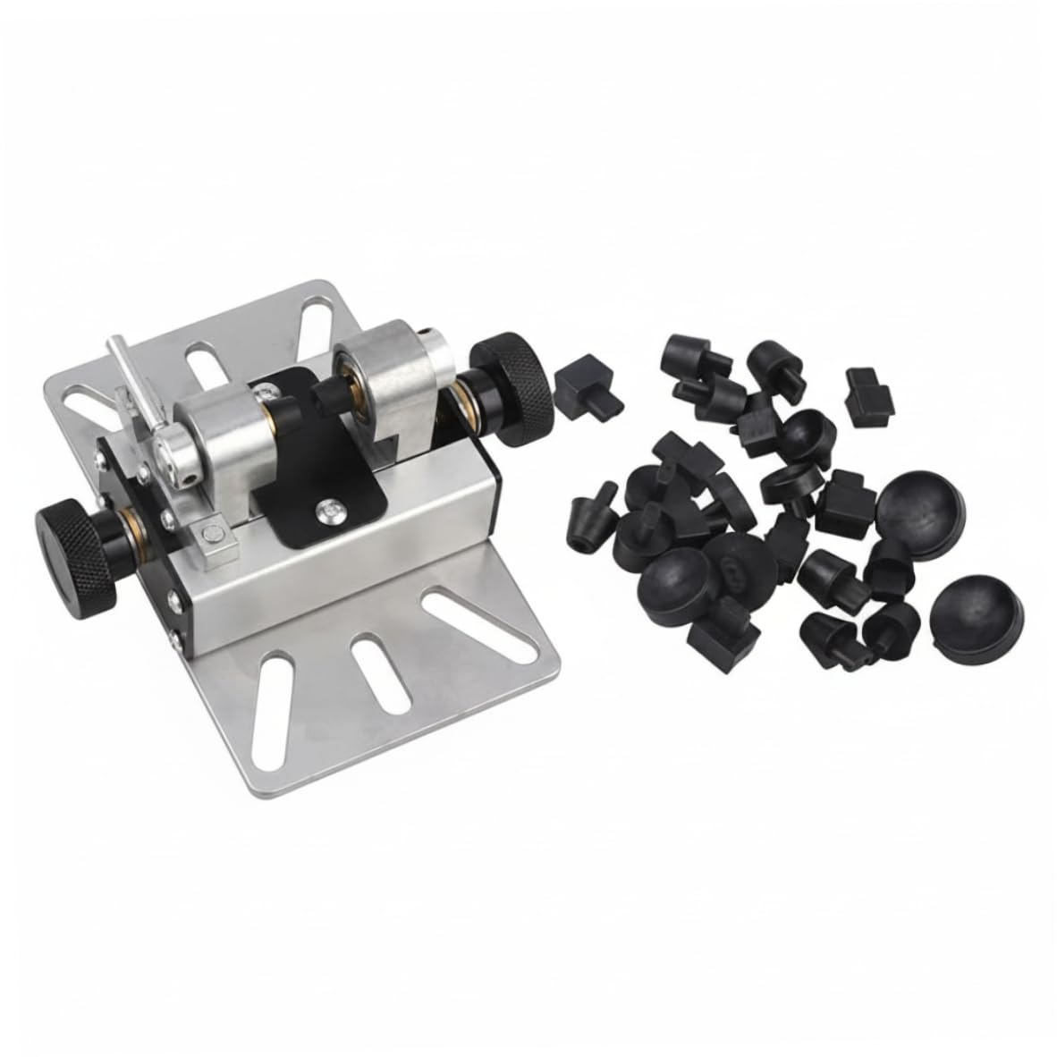 Máquina perforadora de perlas con accesorio de metal para sujetar cuentas de joyería