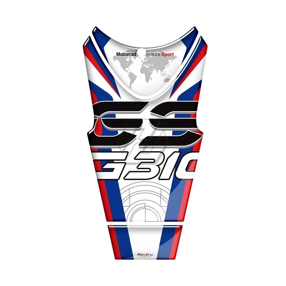 Motorcycle Gas Tank Pad Protector Case for Motorrad G310GS G310 GS 2018-2021 40 Year Gas Tank Sticker Rubber Motorbike Gas Traction Fuel Decal Tank