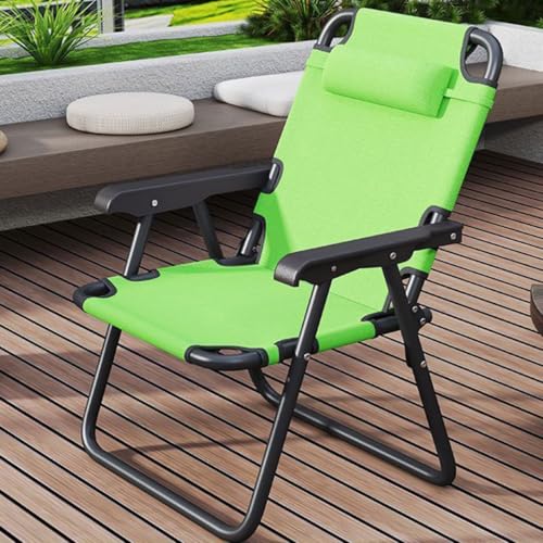 Chaise de plage pliable respirante avec appui-tête ergonomique